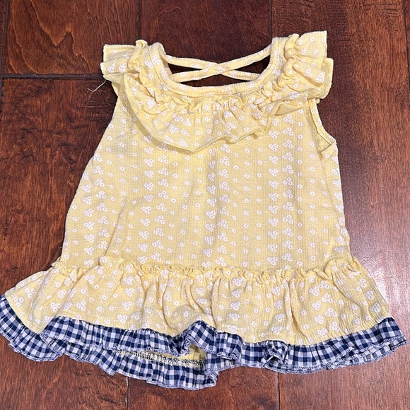 Little Lass Toddler Girls Floral Capris Matching Set - Picture 5 of 9